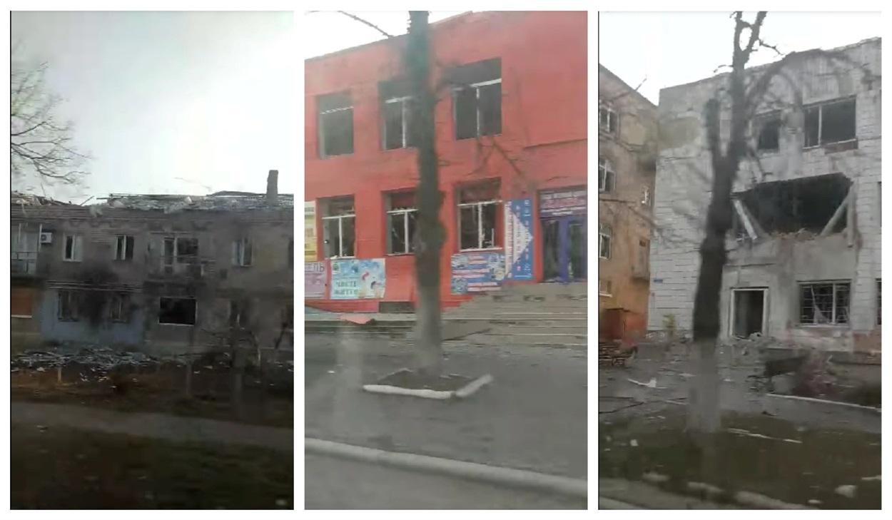 разрушения в Марьинке
