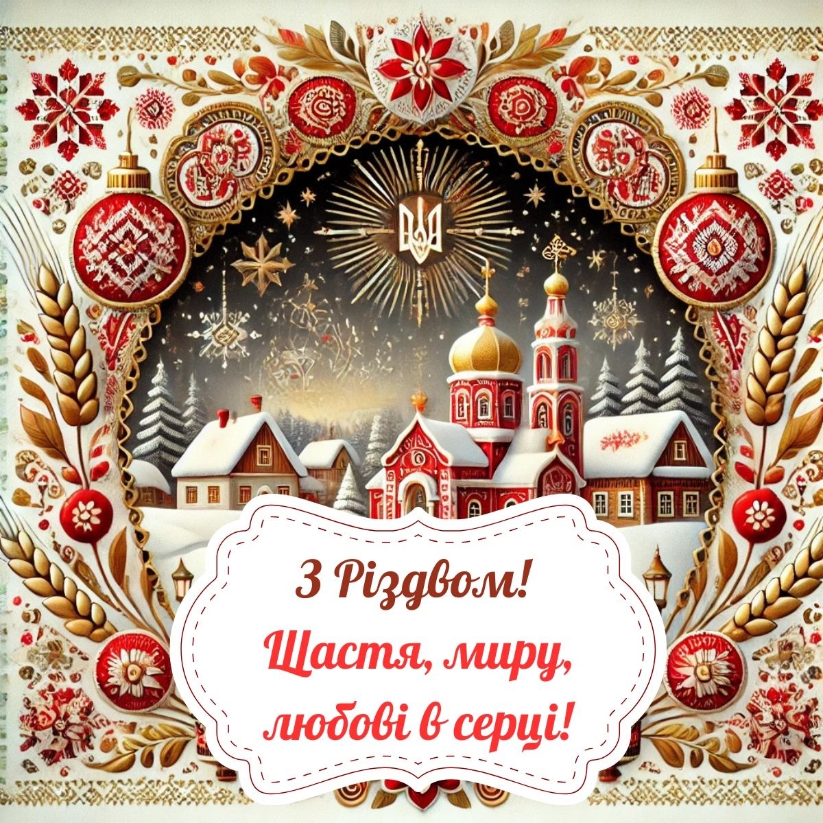 Привітання з Різдвом