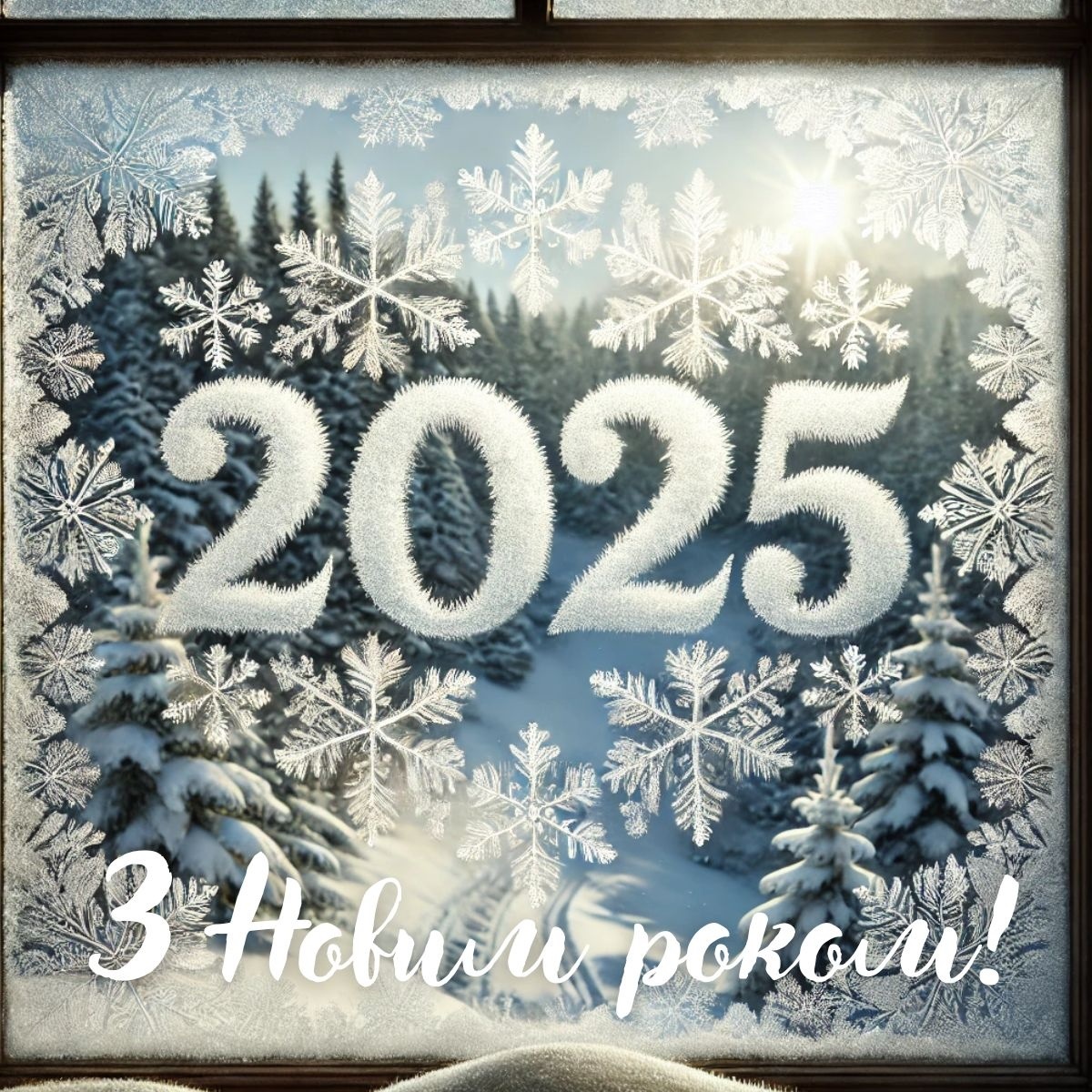 Картинка із цифрами 2025 
