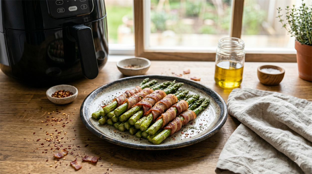6 швидких рецептів спаржі в аерогрилі