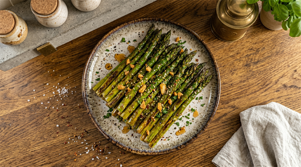 6 швидких рецептів спаржі в аерогрилі